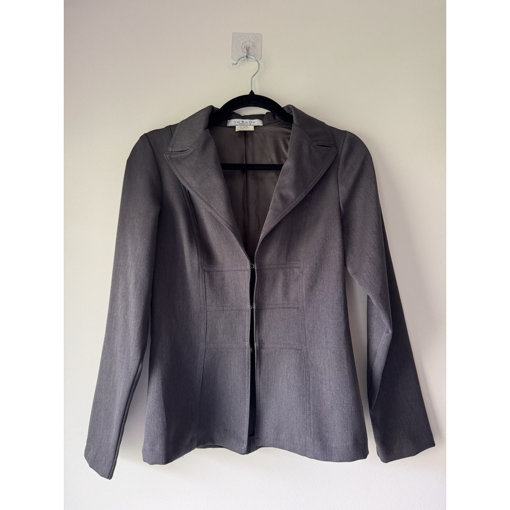 Vintage Y2K La Bella Woman's Jacket Office Core Goth Punk Grung